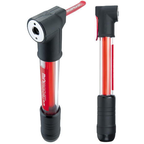 Trelock Pompa Mini Rocket iGlow, cu 0.5W fibra optica RED LED w/new bracket - TIG-MR02