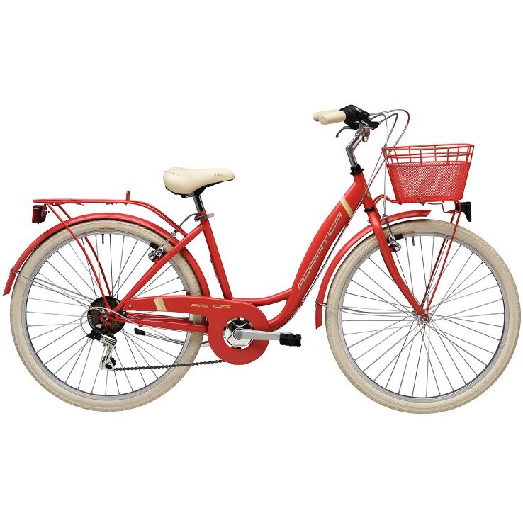 Bicicleta Adriatica Panda 26 Lady 6V Rosu Mat 42 Cm - Panda 26 Lady 6V ...