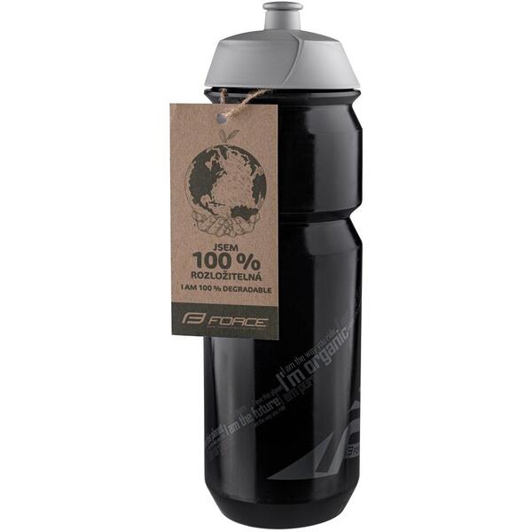 Bidon Force Bio 0.75l negru/gri