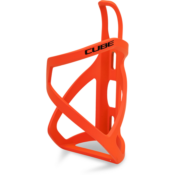 CUBE Bottle Cage HPP Left-Hand Sidecage matt orangeglossy black