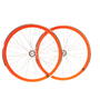 Roata Set Roti Single Speed/Fixie SXT 700-32H 40 mm Portocaliu