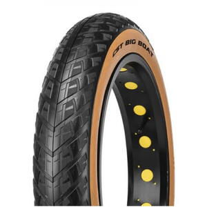 Cauciuc CST 20x4.00 CTC-06 Fat Bike Rigid Negru cu lateral Maro  (100-406)