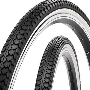 26x1-3/8 K184 Negru/Alb (37-590)